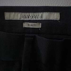 Perry Ellis Portfolio-Slim Fit-33x30-Grey Print